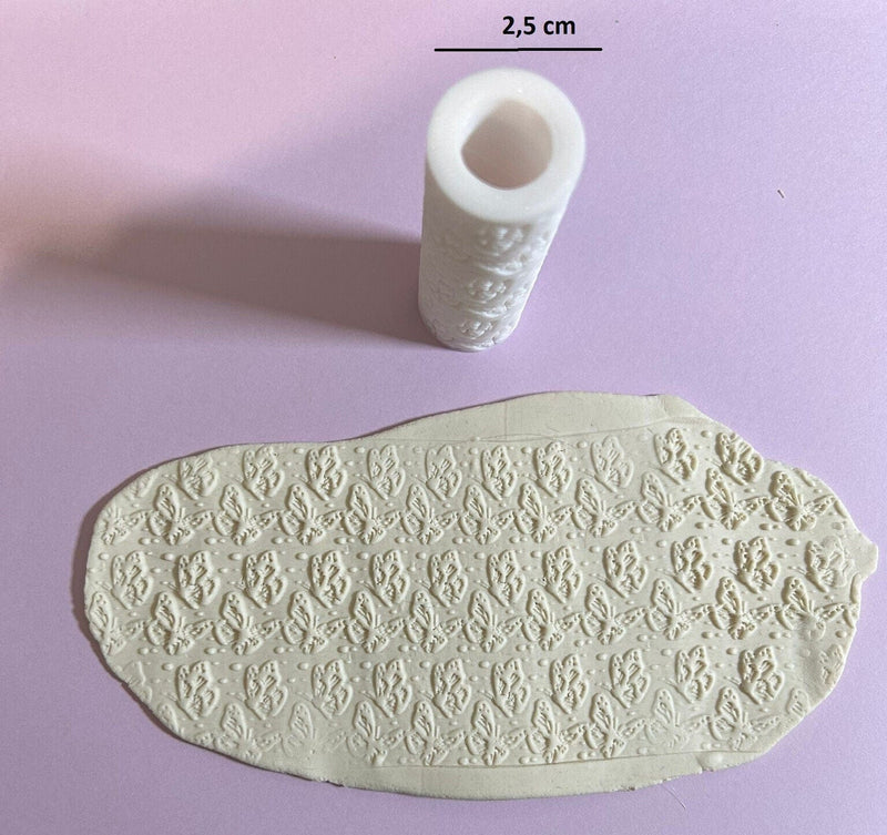 Mattarello decorativo pattern farfall per cookie cutter pasta di zucchero frolla - 3d Selling