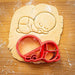 Selling3D Casa, arredamento e bricolage:Articoli per cucina e bar:Accessori per pasticceria:Formine e stampi per biscotti Neonato idea baby shower cookie cutter formina tragliabiscotti