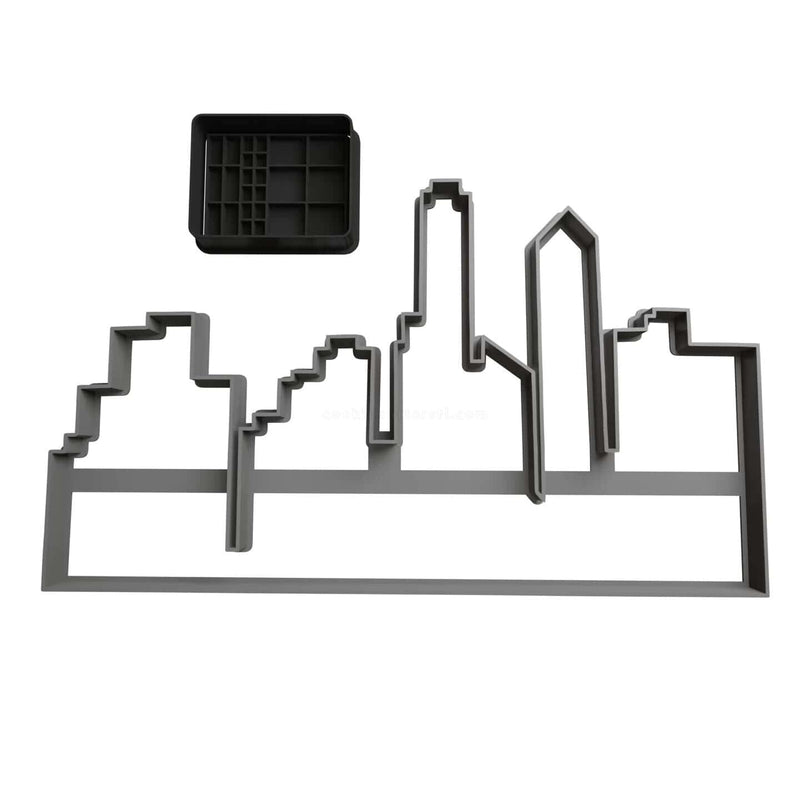 Palazzi super eroi cookie cutter formina tagliabiscotti set 2 pezzi 20CM - 3d Selling