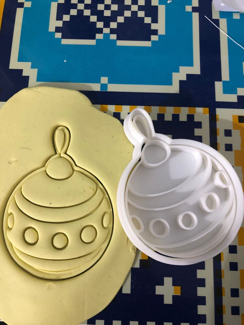 Pallina di Natale Formine Biscotti Cookie Cutter Natalizi - 3d Selling