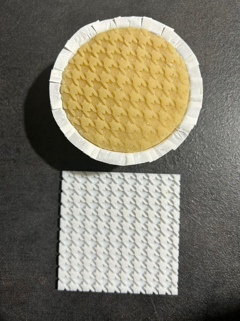 Pattern texure cookie cutter cuori pied di poule zig zag pasta di zucchero - 3d Selling