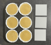 Pattern texure cookie cutter cuori pied di poule zig zag pasta di zucchero - 3d Selling