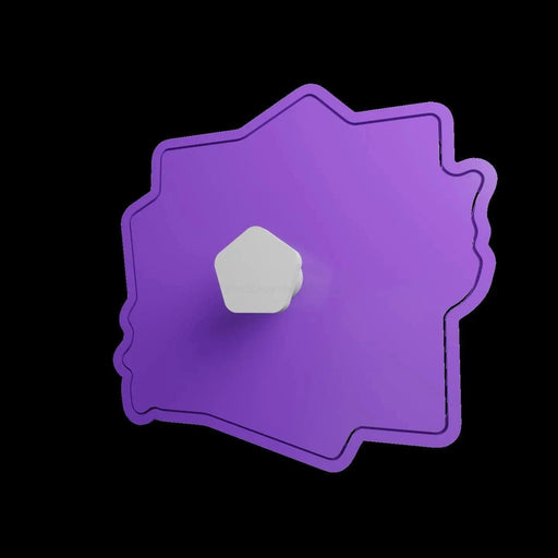 Selling3D Casa, arredamento e bricolage:Articoli per cucina e bar:Accessori per pasticceria:Formine e stampi per biscotti Pentagono con fiori cookie cutter personalizzato e manico formina tagliabiscott