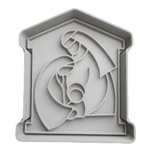 selling3d Casa, arredamento e bricolage:Articoli per cucina e bar:Accessori per pasticceria:Formine e stampi per biscotti Presepe Natività Natale formina tagliabiscotti cookie cutter natalizi 8cm