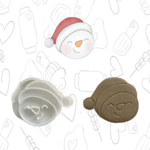 Selling3d Casa, arredamento e bricolage:Articoli per cucina e bar:Accessori per pasticceria:Formine e stampi per biscotti Pupazzo di neve di Natale cookie cutter formina tagliabiscotti per feste