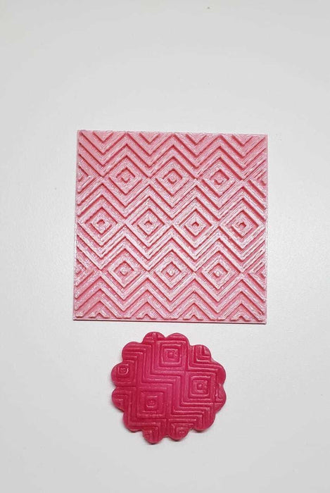 Rombi Pattern texture marker per cookie cutter formina tagliabiscotti - 3d Selling