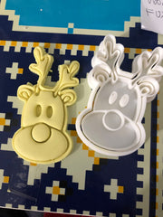 Rudolf la Renna Formine Biscotti Cookie Cutter Natalizi - 3d Selling