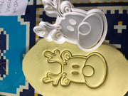 Rudolf la Renna Formine Biscotti Cookie Cutter Natalizi - 3d Selling