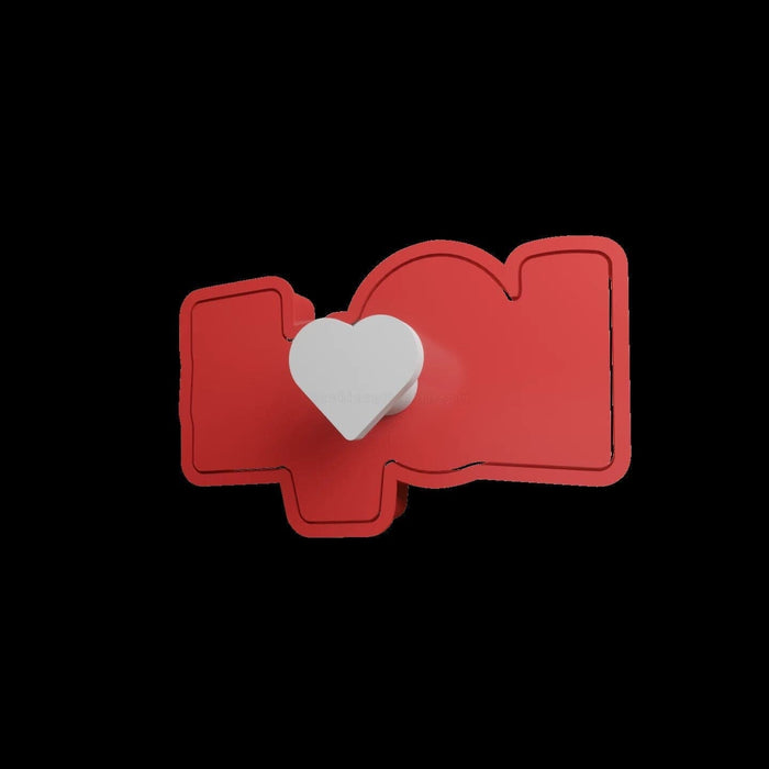 Selling3D Casa, arredamento e bricolage:Articoli per cucina e bar:Accessori per pasticceria:Formine e stampi per biscotti Scritta Love San Valentino cookie cutter formina tagliabiscotti con manico