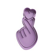 Mano Cuore cookie cutter idea san valentino formina tagliabiscotti cake design - 3d Selling