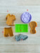 Selling3D Casa, arredamento e bricolage:Articoli per cucina e bar:Accessori per pasticceria:Formine e stampi per biscotti Set Completo Calcio football  set 6 pezzi cookie cutter formina tagliabiscotti PDZ cake