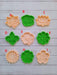 Selling3D Casa, arredamento e bricolage:Articoli per cucina e bar:Accessori per pasticceria:Formine e stampi per biscotti Set Completo Fiori Set 9 pezzi cookie cutter formina tagliabiscotti cake design o PDZ 8CM