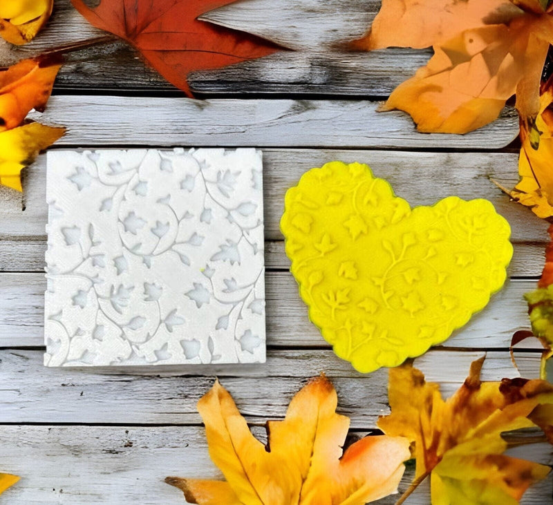 Pattern texure cookie cutter foglie autunno emboss pasta di zucchero - 3d Selling