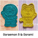 selling3d Casa, arredamento e bricolage:Articoli per cucina e bar:Accessori per pasticceria:Formine e stampi per biscotti Tagliabiscotti Cookie cutter Doraemon  feste compleanno bambini formina tagliabi