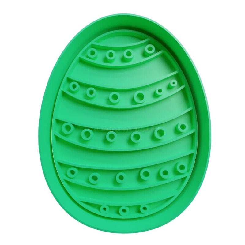 Uovo di Pasqua decorato cookie cutter formina tagliabiscotti cake design PDZ - 3d Selling