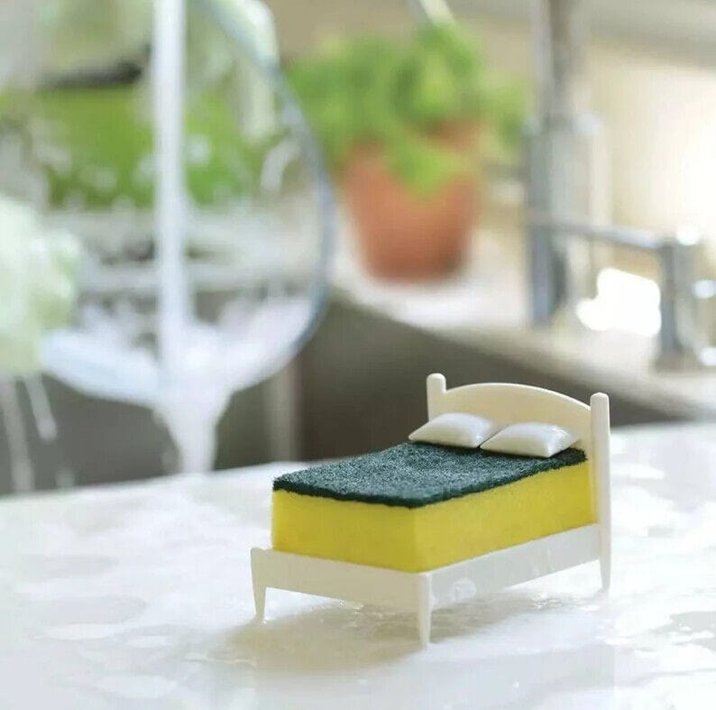 Porta spugna da cucina a forma di letto portaspugna unico e carino meme - 3d Selling
