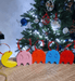 Selling3d Casa, arredamento e bricolage:Feste e occasioni speciali:Decorazioni e alberi di Natale:Decorazioni albero di Natale Set Palline per albero di Natale Pacman Arcade videogiochi vintage