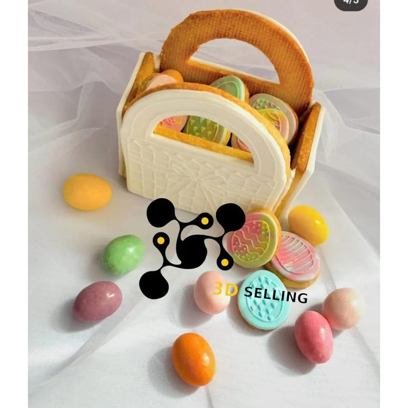 Cestino di Pasqua con uova in 3D - 3d Selling
