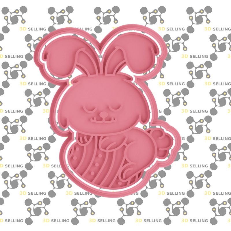 Coniglietto con uovo Mod3 - 3d Selling