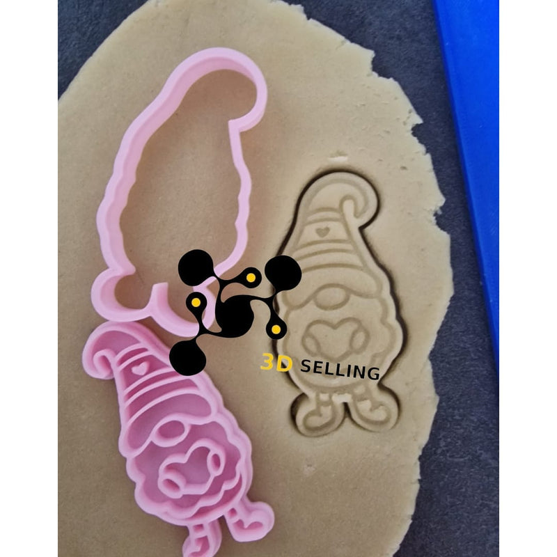 Gnomo con cuore 8cm - 3d Selling