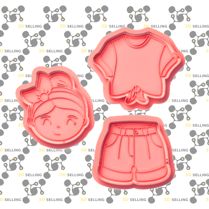 Kit 3 pezzi 15cm Mamma - 3d Selling