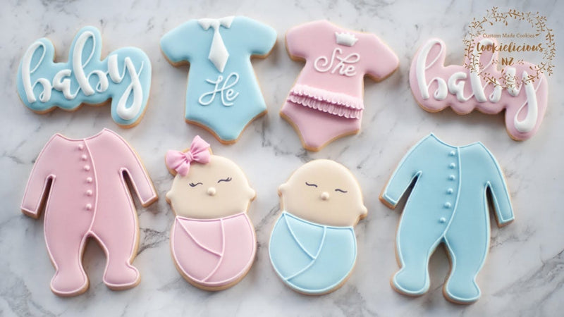 Kit Baby shower 8cm per pezzo - 3d Selling