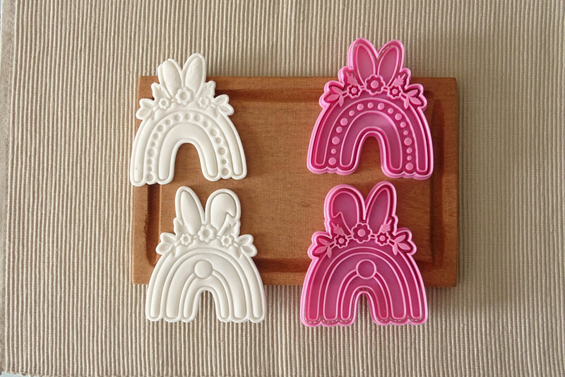 Arcobaleni di Pasqua 8.5cm cookie cutter formina tagliabiscotti - 3d Selling