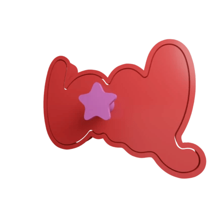 Love in corsivo 8cm - 3d Selling
