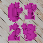 Numeri con Palloncini - 3d Selling