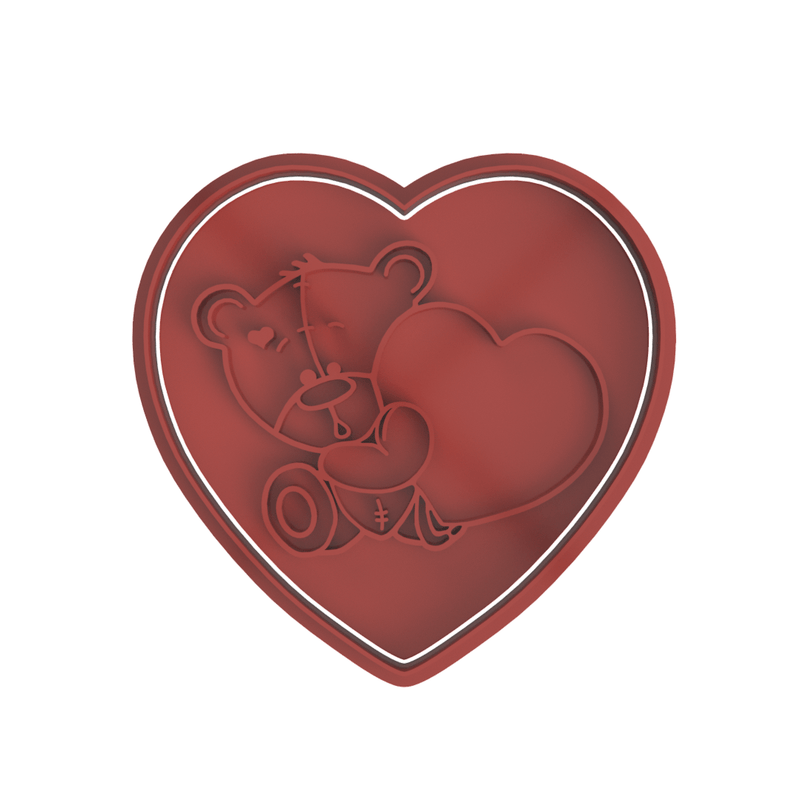 Orso Teddy con cuore 8,5cm - 3d Selling