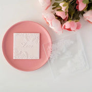 Pattern Love con fiori 10*10 - 3d Selling