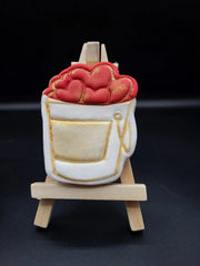 Secchio con cuori 8cm - 3d Selling