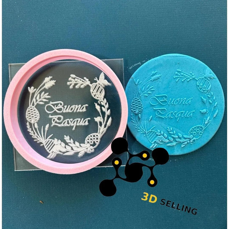 Stampo in acrilico Buona Pasqua Mod2 - 3d Selling