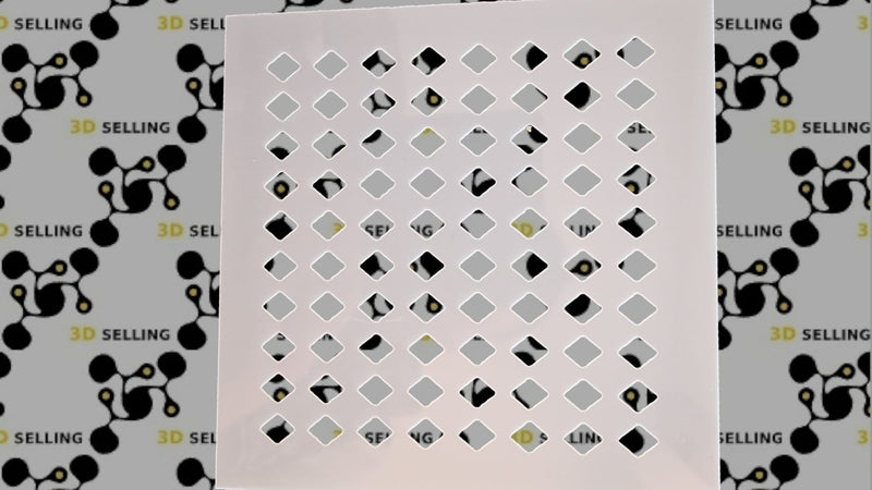 Stencil 10*10 Rombi - 3d Selling