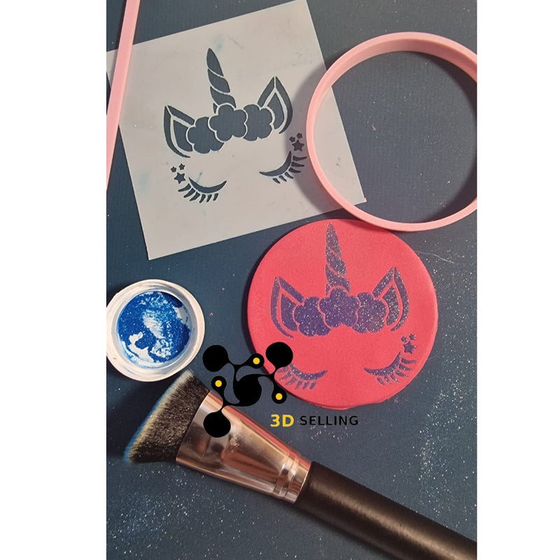 Stencil Unicorno - 3d Selling