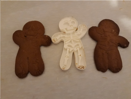 selling3d Casa, arredamento e bricolage:Articoli per cucina e bar:Accessori per pasticceria:Formine e stampi per biscotti Formina tagliabiscotti halloween scheletro cookie cutter pasta di zucchero